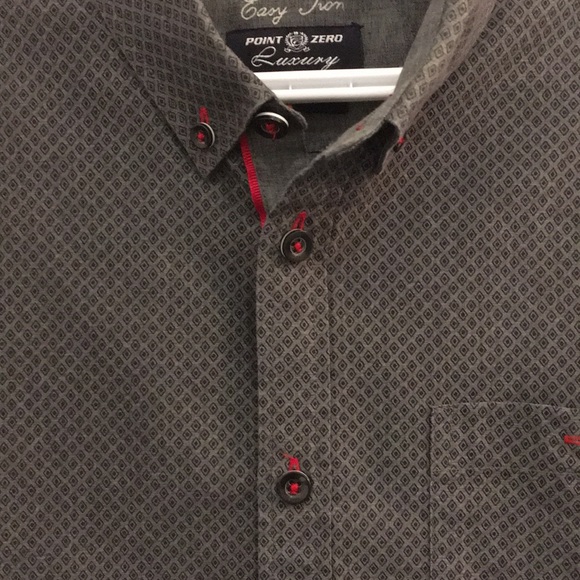 luxury short sleeve button down collar shirt - Picture 4 of 7